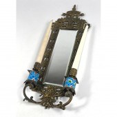 Antique Brass Aesthetic Style Wall Mirror.