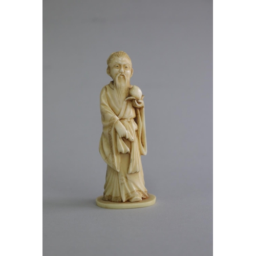 Japanese Meiji period carved ivory