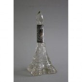 Edwardian fine crystal perfume bottle