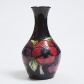 Moorcroft Pansy Vase, c.1925   height