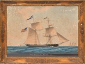 19TH C NAUTICAL WATERCOLOR THE 3acc0a