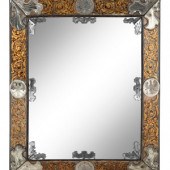 A Baroque Verre Eglomise Mirror Early 3af96b