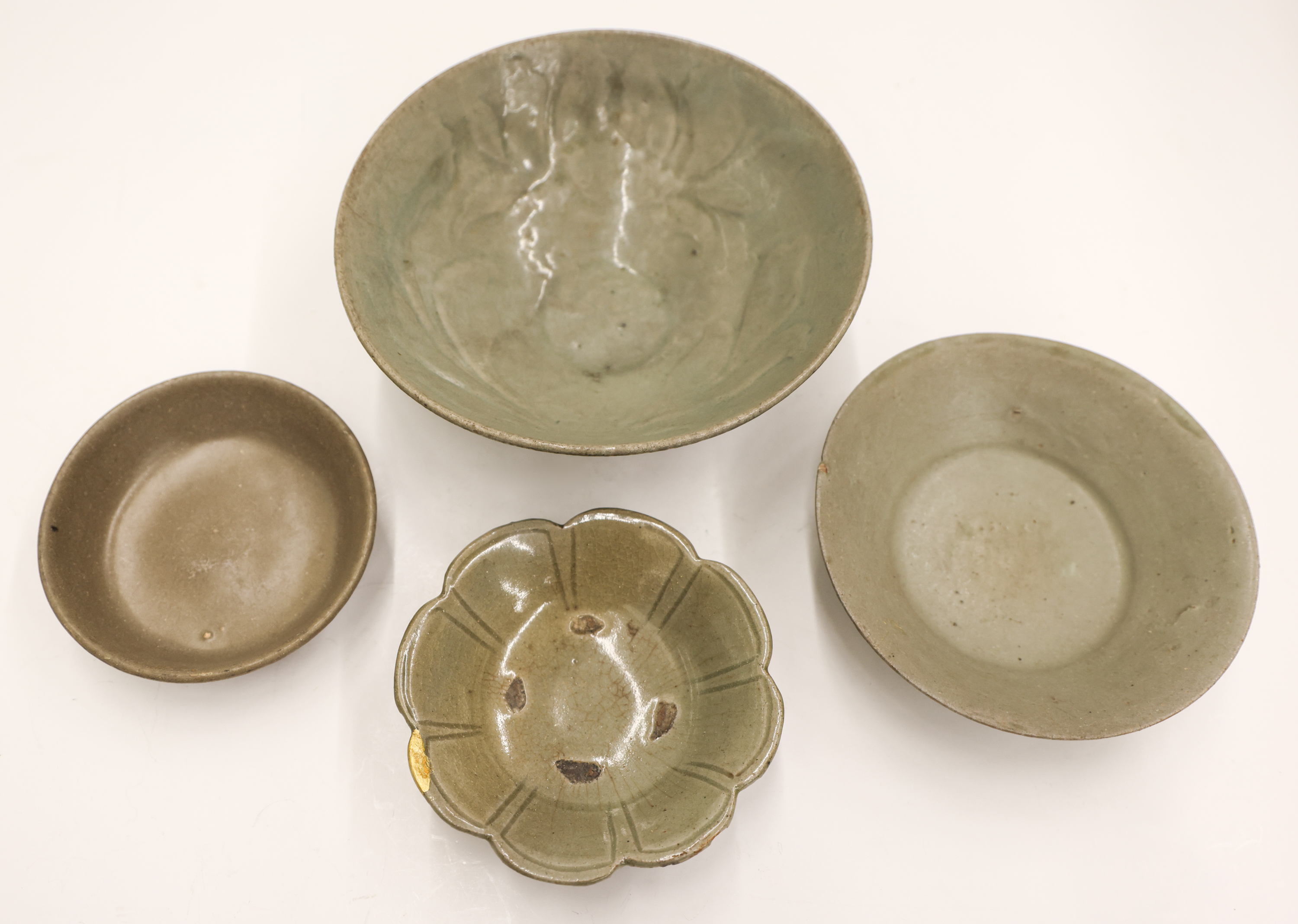 4pc Korean Goryeo Celadon Ceramics 3afee3
