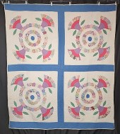 This vintage quilt from the 1930s is