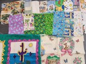8lbs of Quilt Fabric- Child Theme Animals