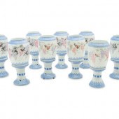 Nine Chinese Export Porcelain Vases