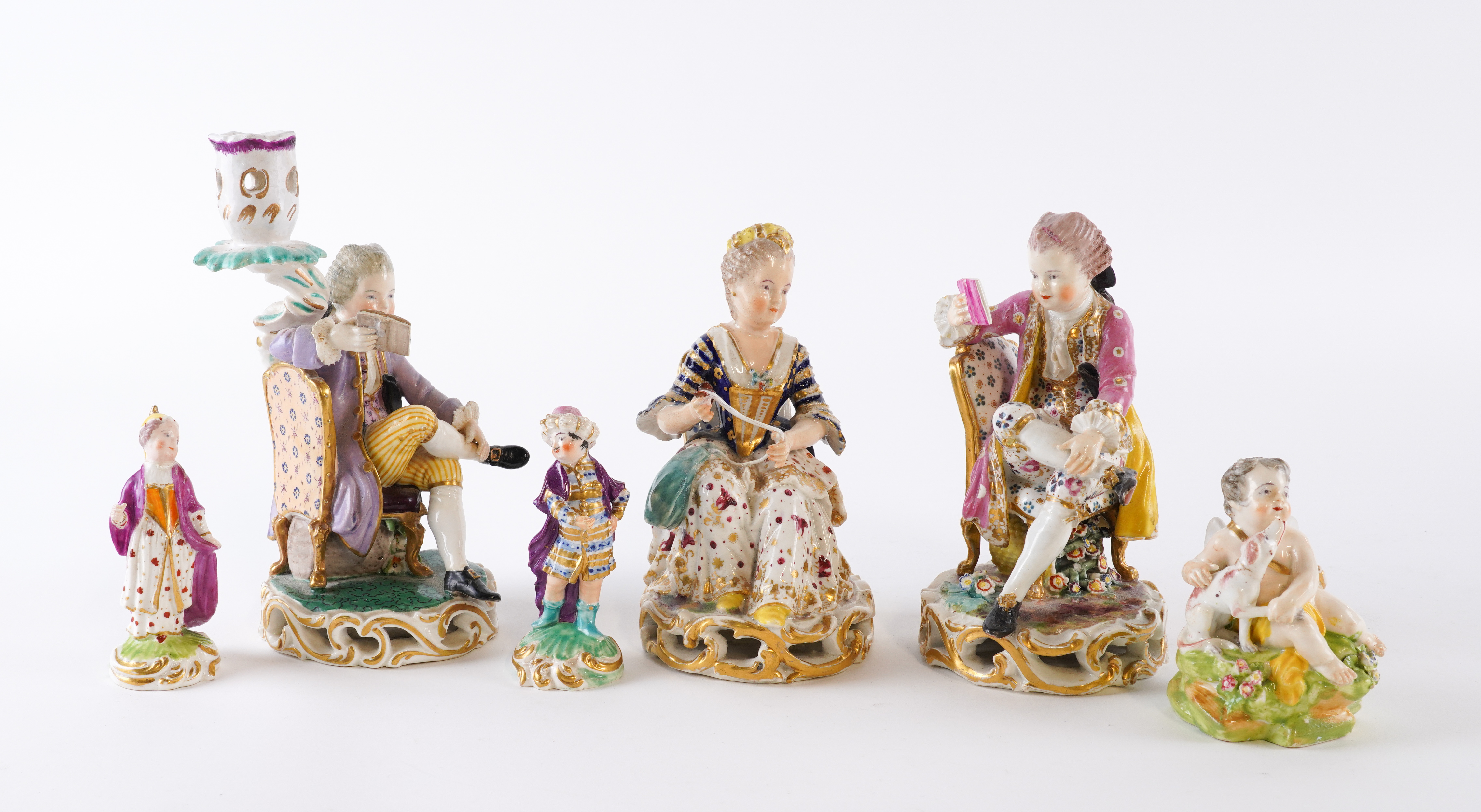 A GROUP OF SIX DERBY PORCELAIN 3ae6e3
