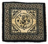 CHINESE TEXTILE SQUARE China, 2 ft.