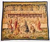 FRENCH ADORATION OF THE MAGI TAPESTRY,