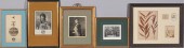 GROUP OF FRAMED ITEMS RELATED TO NAPOLEON,
