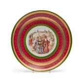 RUSSIAN PORCELAIN CHARGER    3aeb6b