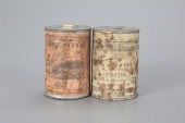 TWO POWDER TINS3 1/8 in. tall

Two cylindrical