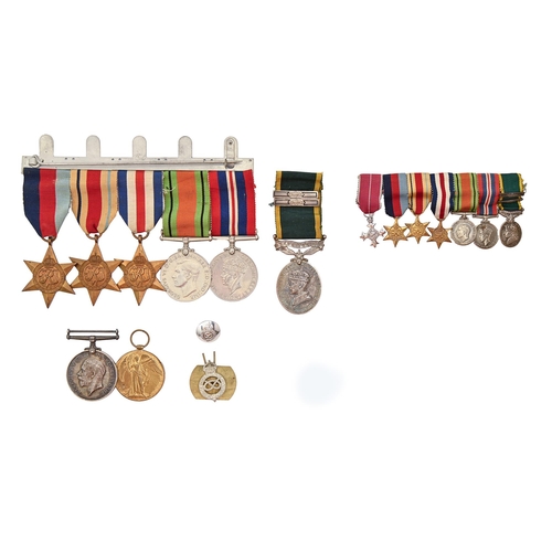 WWI pair British War Medal and 3af335