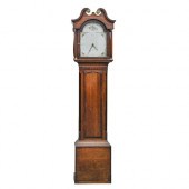 A Victorian thirty hour oak and crossbanded