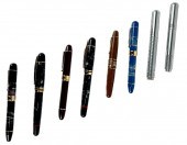 EIGHT ASSORTED PENS LENGTHS FROM 5”