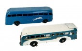TWO GREYHOUND LINES TOY BUSES CIRCA