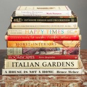 GROUP OF BOOKS ON HOUSES, GARDENS, AND