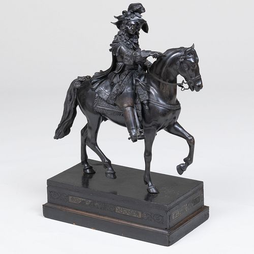 FRENCH BRONZE MODEL OF LOUIS XIV 3b1ee9