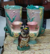 ASSORTED ART POTTERY Including a German