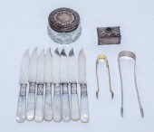 COLLECTION OF SMALL STERLING ARTICLES 3b261d