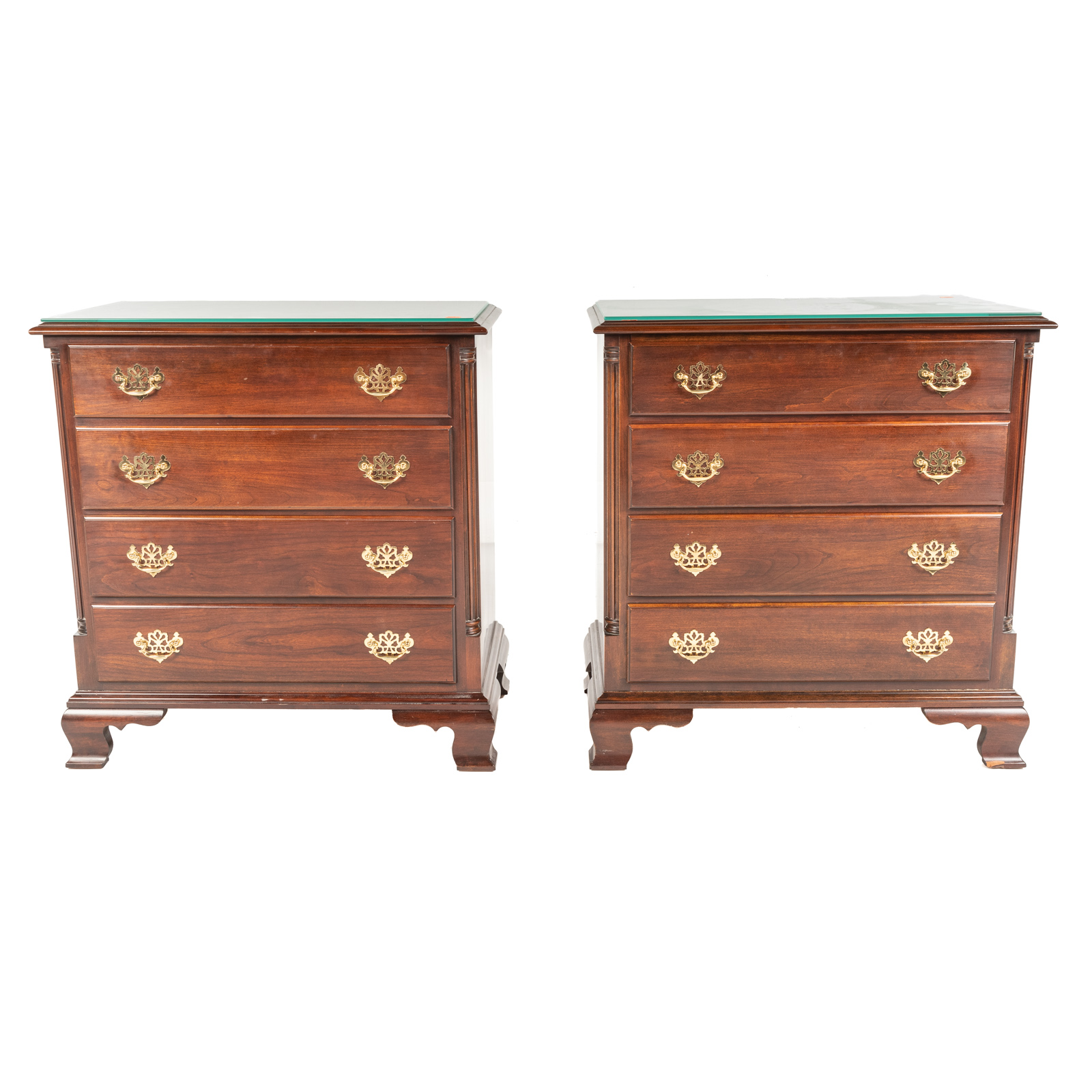 A PAIR OF STATTON CHERRY BEDSIDE 3b29ca