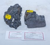 TWO GALENA MINERAL SPECIMENS From Bonne