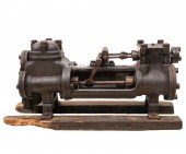 Worthington Co. horizontal double cylinder