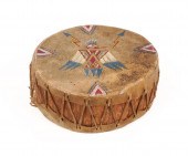 Southwest Indian drum made of wood and
