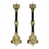 A LARGE PAIR OF FRENCH EMPIRE STYLE