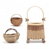 THREE CONTEMPORARY SOUTHERN BASKETS
