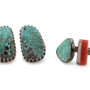 Navajo Silver Coral and Turquoise 3b0d94