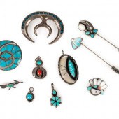 Navajo and Zuni Silver Jewelry  3b0e1e