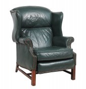 Barcalounger leather reclining lounge