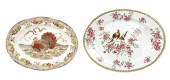 (2) Large porcelain oval platters, c/o