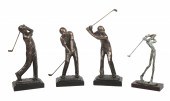 (4) Golfing sculptures, tallest 15,