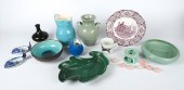 (12) Pcs porcelain & pottery, c/o Abingdon