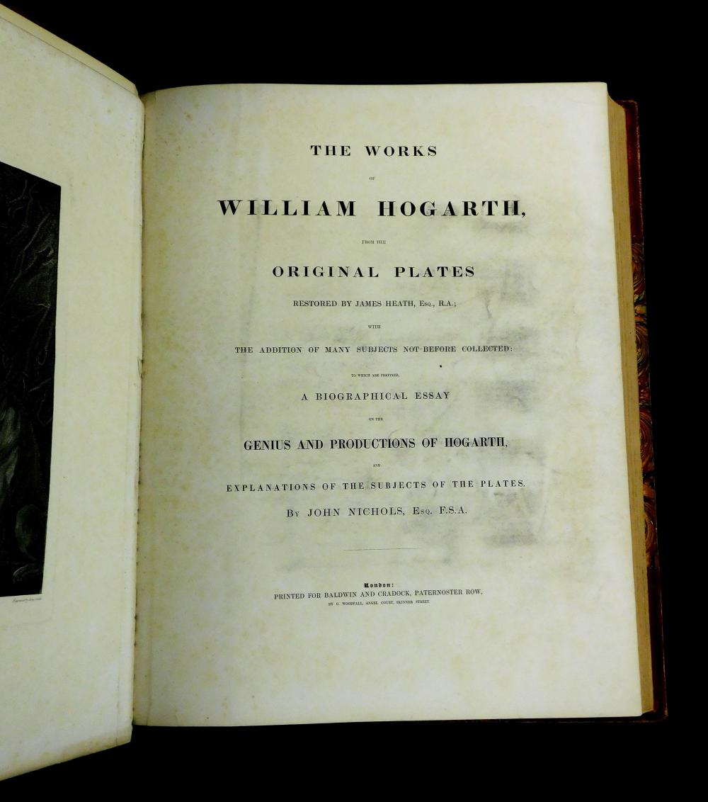 BOOKS HOGARTH WILLIAM THE WORKS 3b1320
