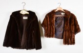 (2) Mink Jacket and Stole to include
