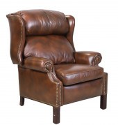 Hancock and Moore leather reclining