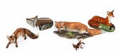  6 Fox figurines c o Swarovski 3b1973