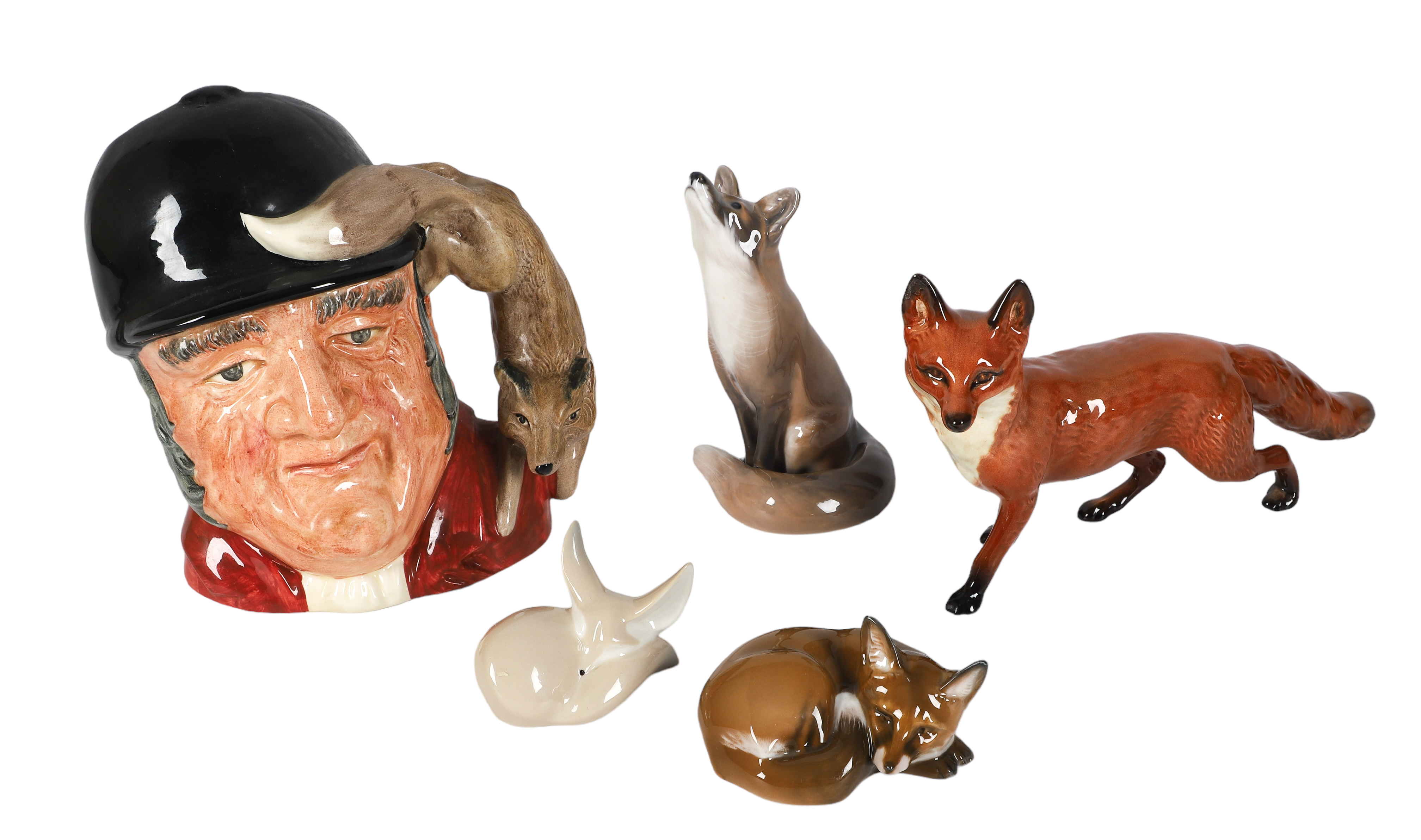  5 Porcelain fox theme items  3b1974