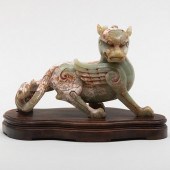 CHINESE JADE FIGURE OF A MYTHICAL BEAST5