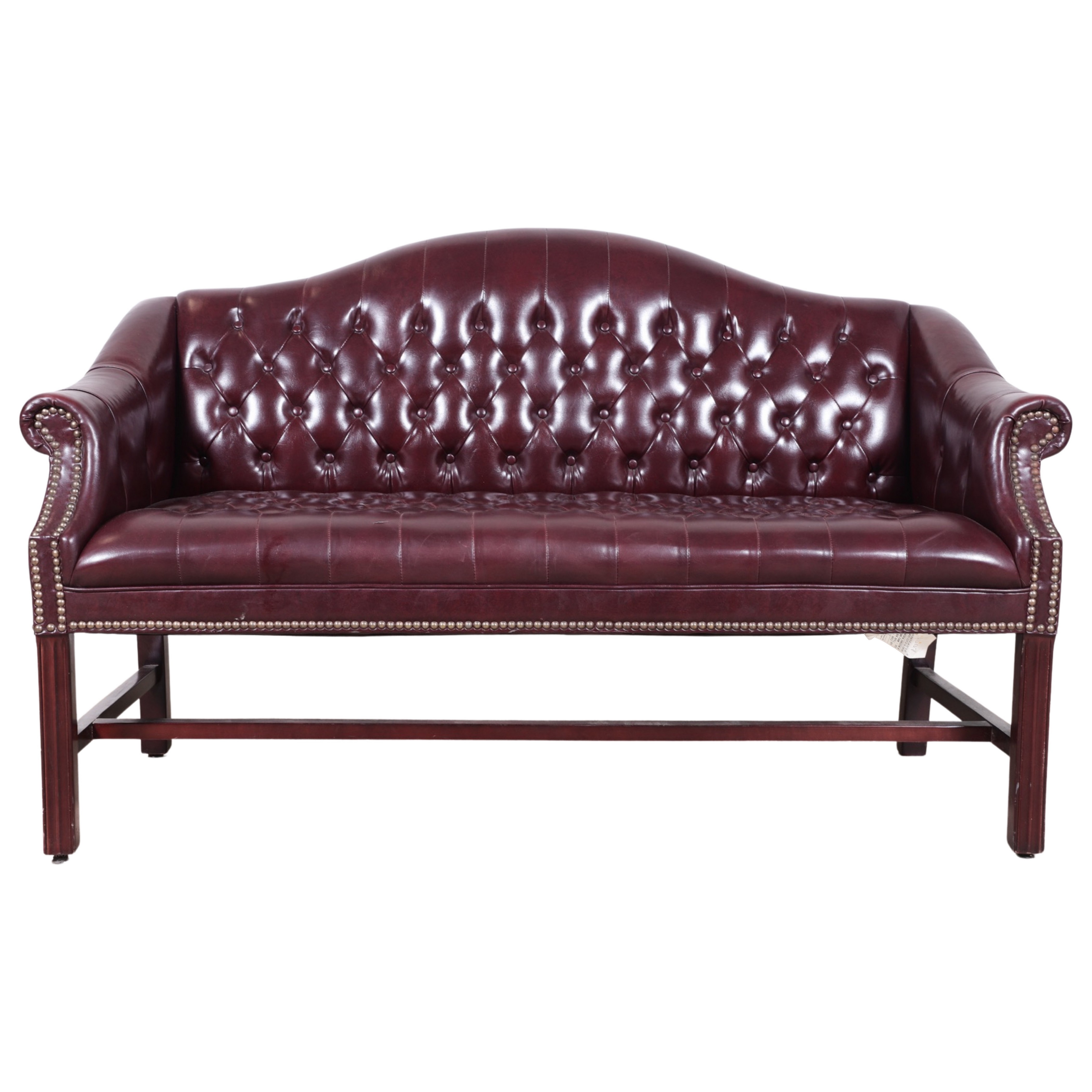 Chippendale style tufted upholstered 3b4af5
