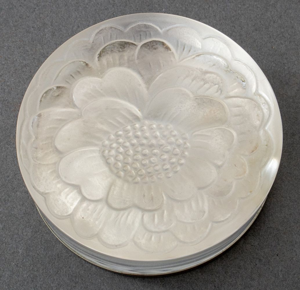 LALIQUE MARGUERITE GLASS PAPERWEIGHT 3b4cab
