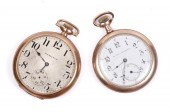 (2) Gold filled pocket watches to include
