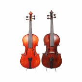 (2) Antique 4/4 violins, figured 2-piece