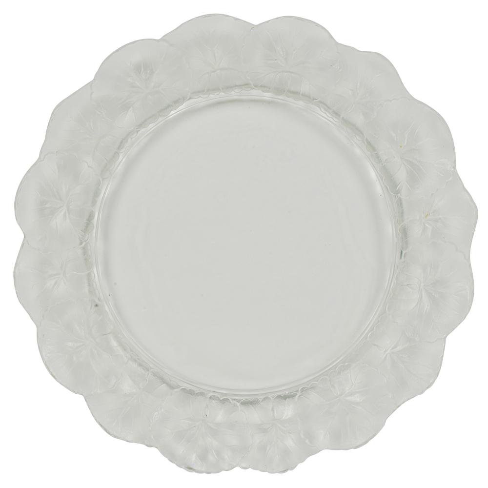 LALIQUE HONFLEUR MOLDED AND FROSTED 3b50d3