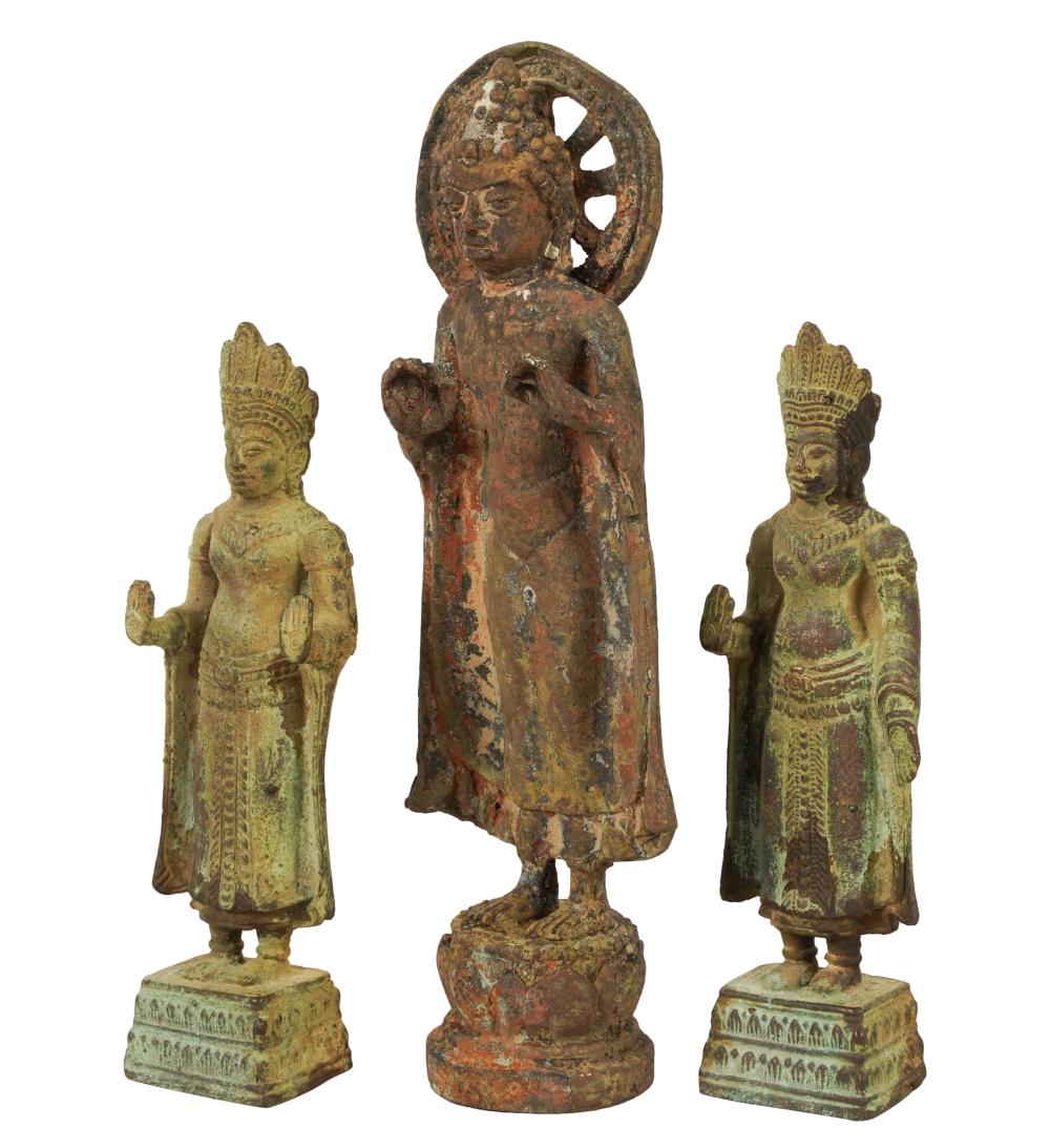 GROUP OF ASIAN BRONZE FIGURES OF 3b515a