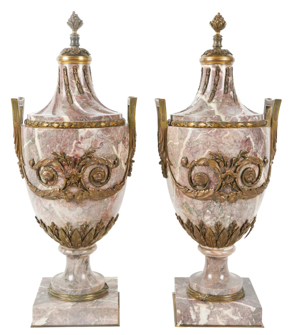 PAIR OF CONTINENTAL GILT BRONZE MOUNTED 3b546a