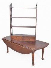 Queen Anne style mahogany drop leaf